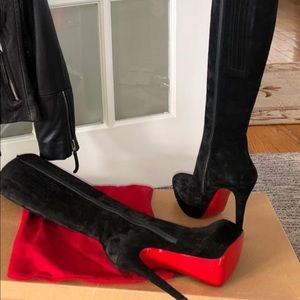 Christian Louboutin Black Bianca Botta suede